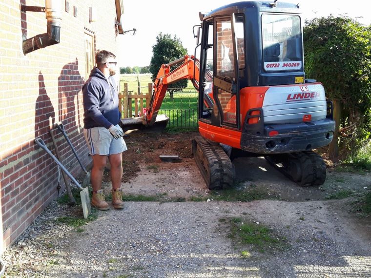 Block paving